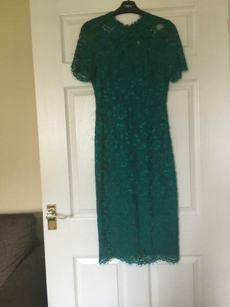 coast green lace dress